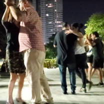View of an Outdoor Milonga